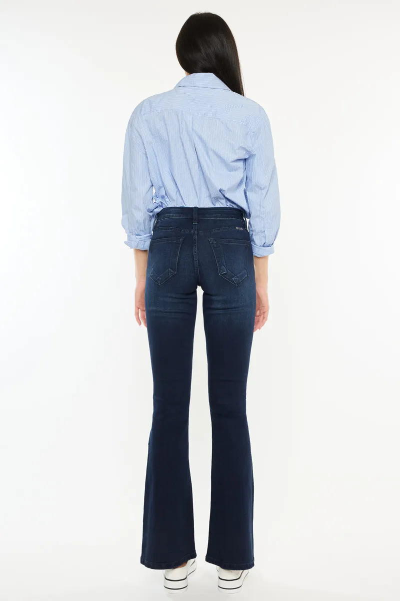 Prein Mid Rise Flare Jeans (Petite)