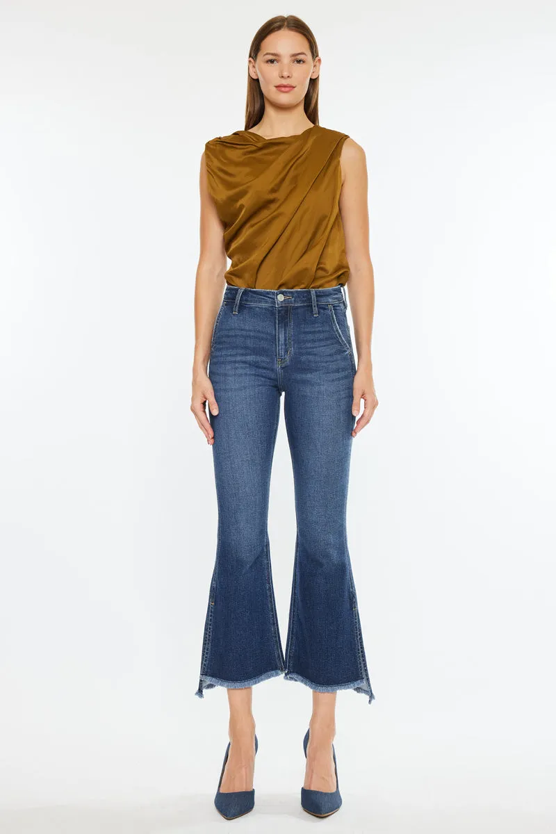 Reba High Rise Cropped Flare Jeans