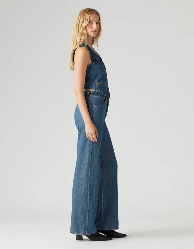 Ribcage Wide Leg Braided Jeans Big Yikes