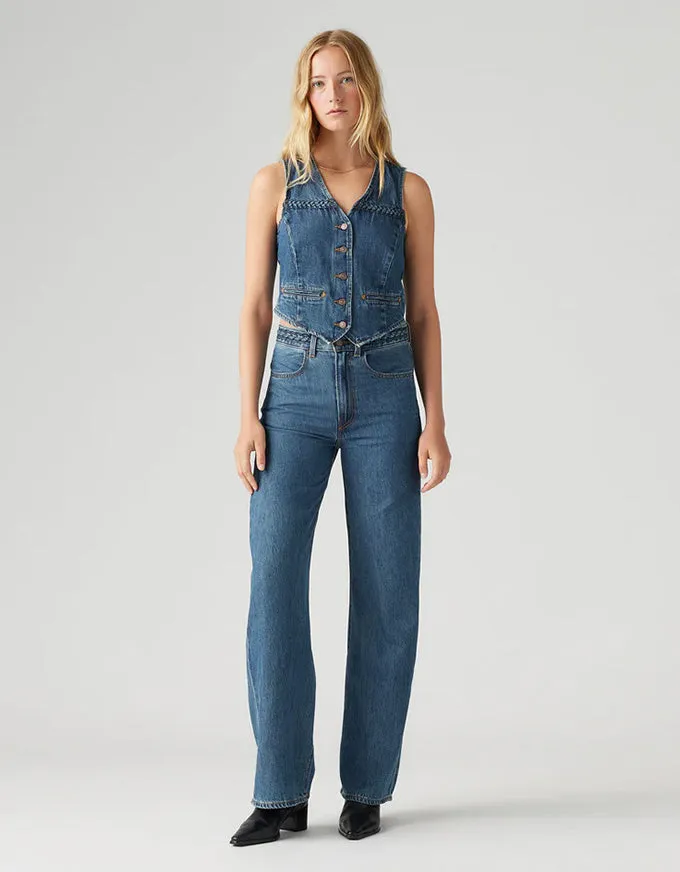 Ribcage Wide Leg Braided Jeans Big Yikes