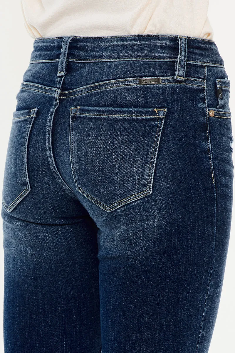Saylor Mid Rise Flare Jeans (Petite)