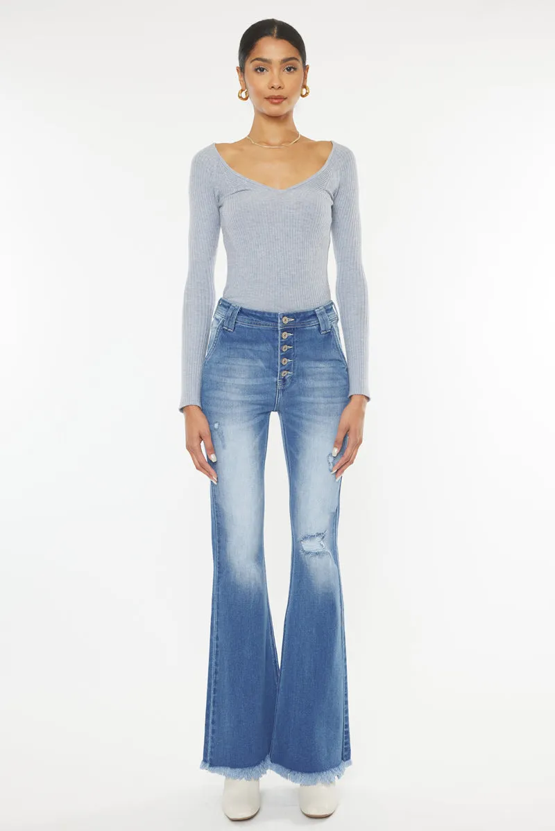 Sian High Rise Flare Jeans