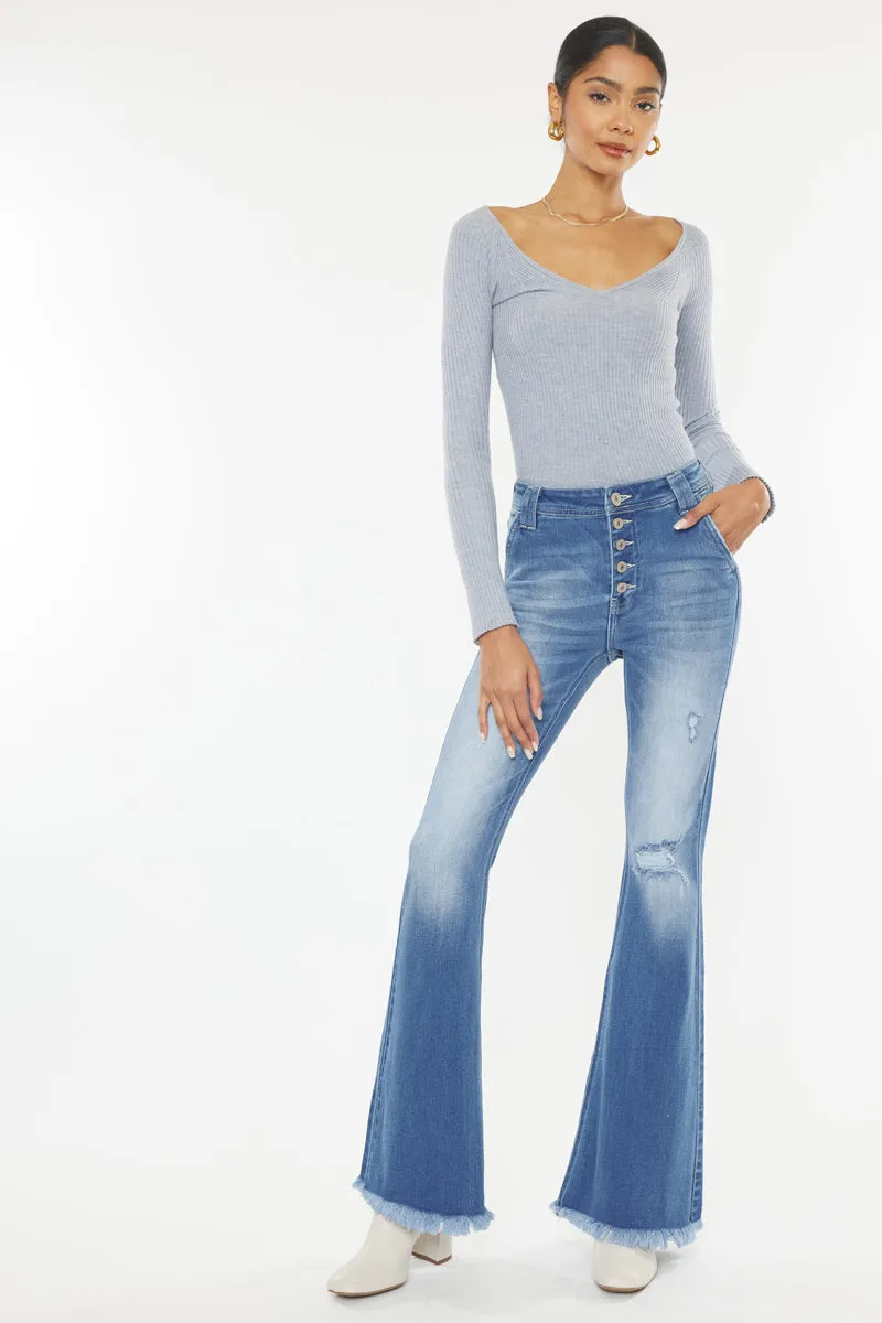 Sian High Rise Flare Jeans