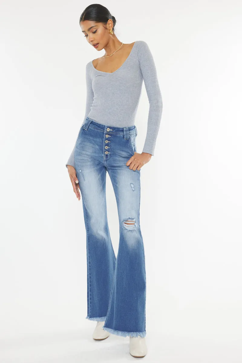 Sian High Rise Flare Jeans