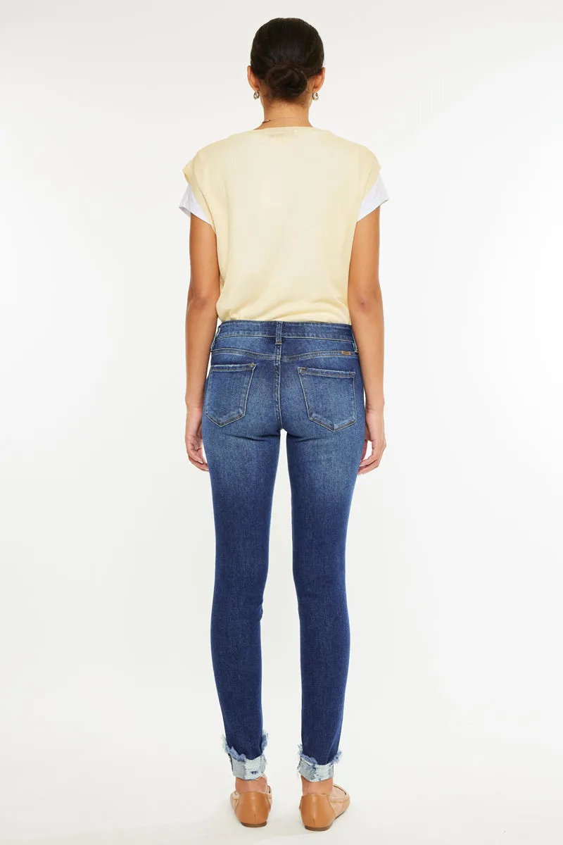 Sienna Mid Rise Super Skinny Jeans