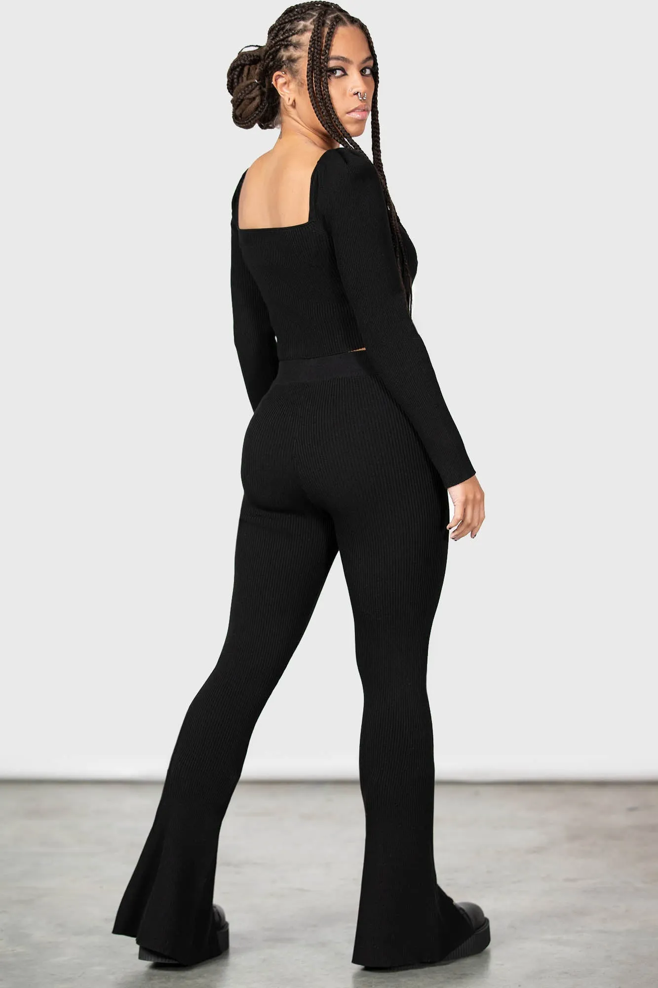 Sinereous Flare Leggings - Resurrect