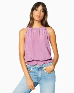 Sleeveless Lauren High Neck Tank Top