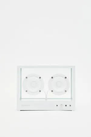 Small Transparent Speaker White