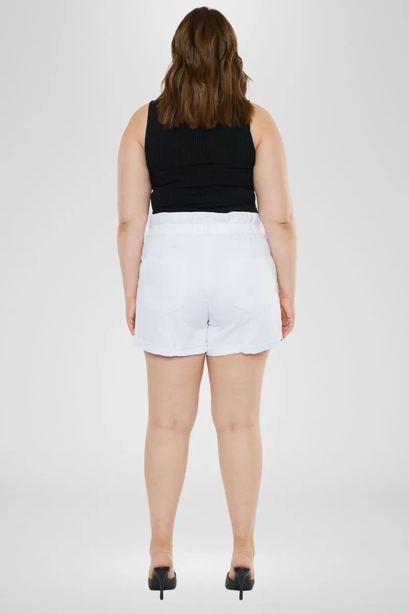 Soledad High Rise Paperbag Shorts (Plus Size)