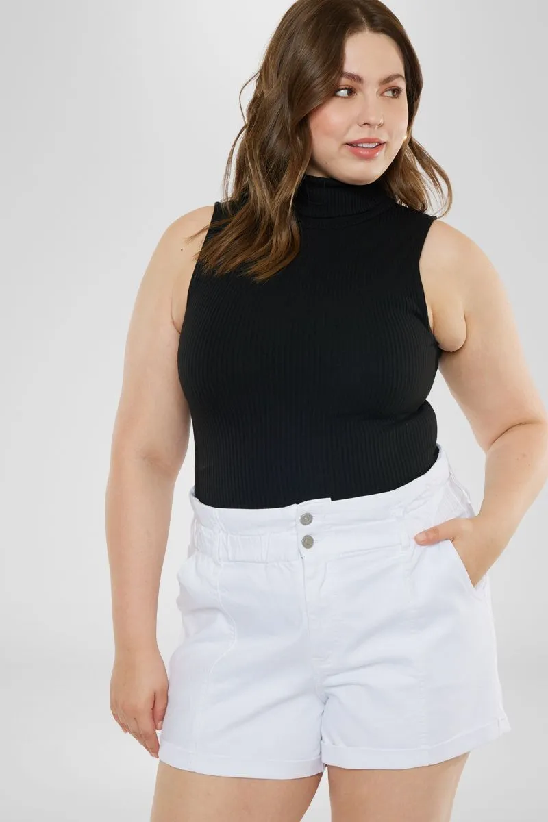 Soledad High Rise Paperbag Shorts (Plus Size)