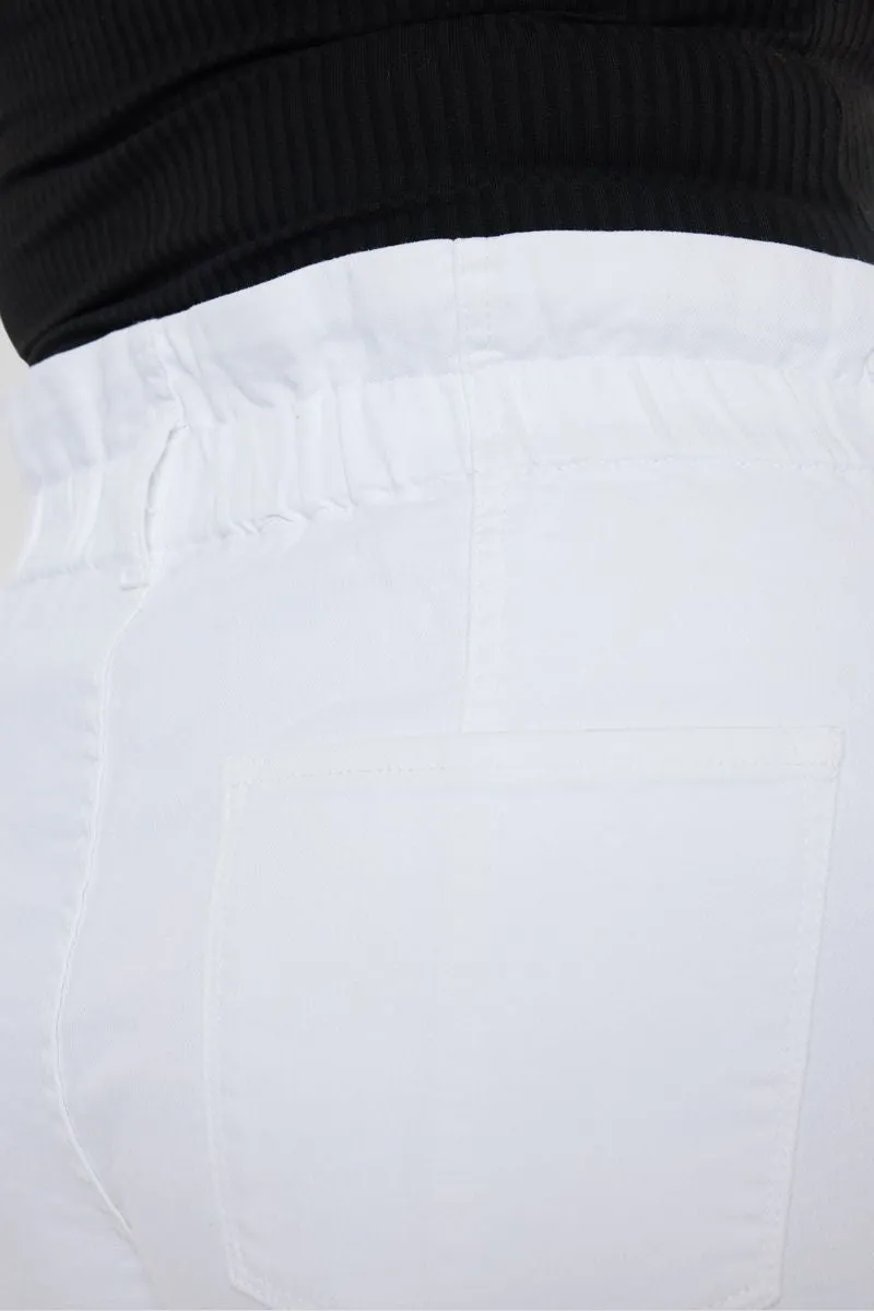 Soledad High Rise Paperbag Shorts (Plus Size)
