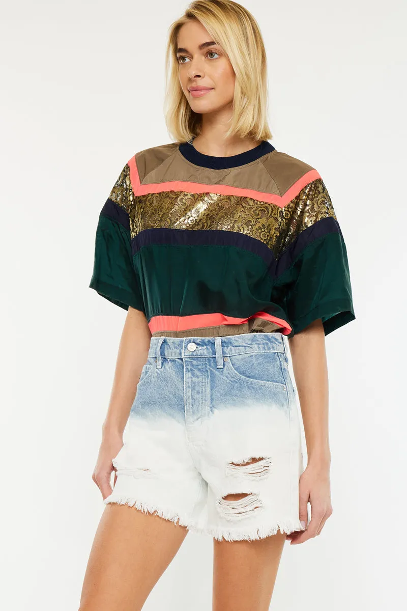 Spencer Ultra High Rise 90's Boyfriend Shorts