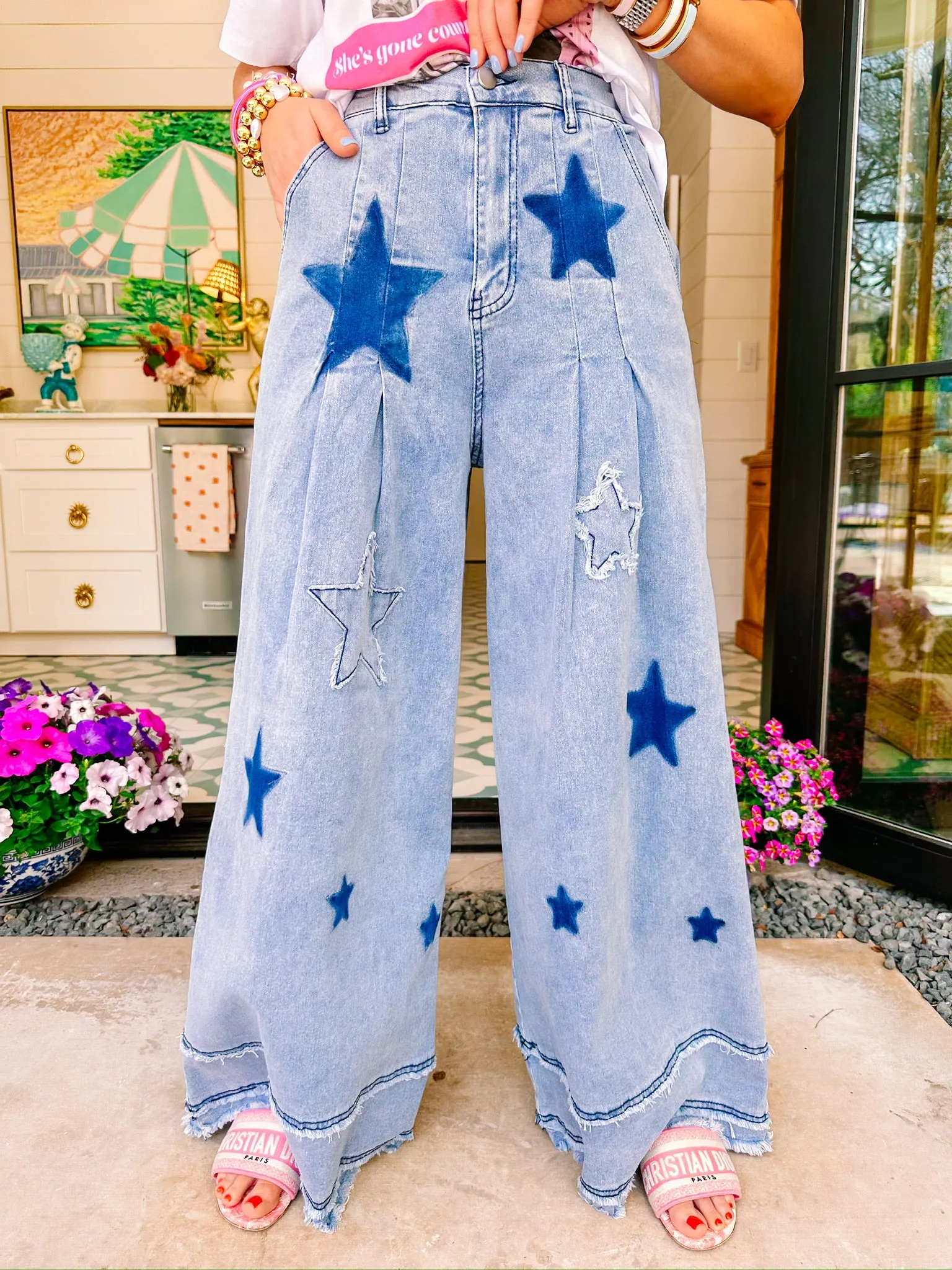 STARSTRUCK WIDE LEG JEANS