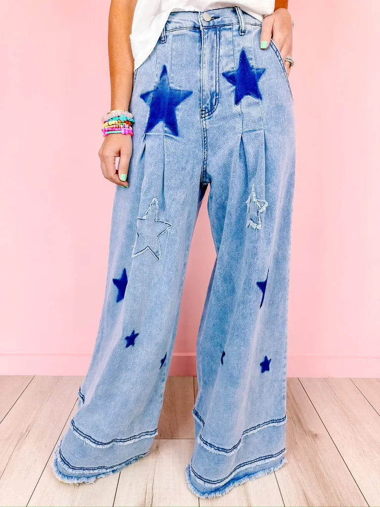 STARSTRUCK WIDE LEG JEANS