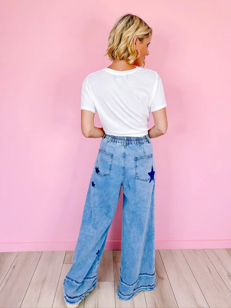 STARSTRUCK WIDE LEG JEANS