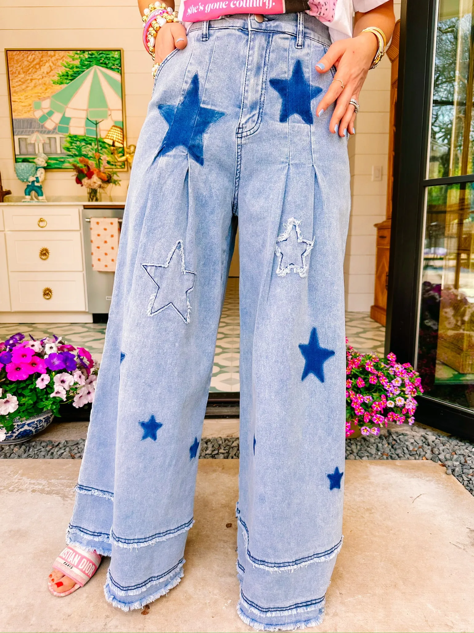 STARSTRUCK WIDE LEG JEANS