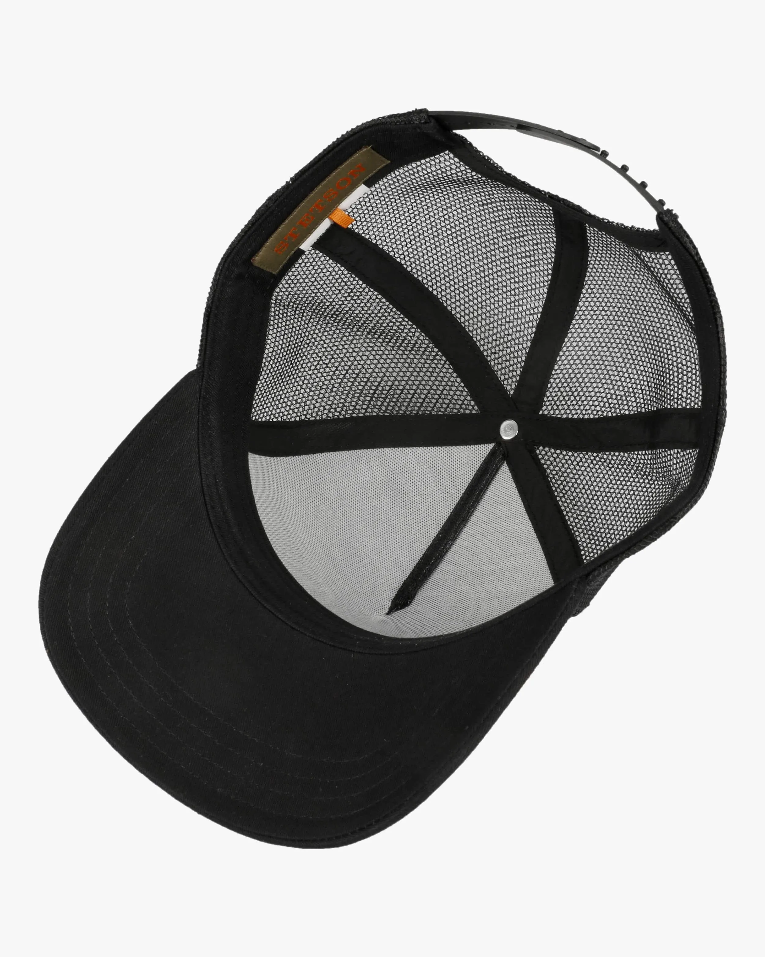 Stetson Cotton Trucker Cap - Black