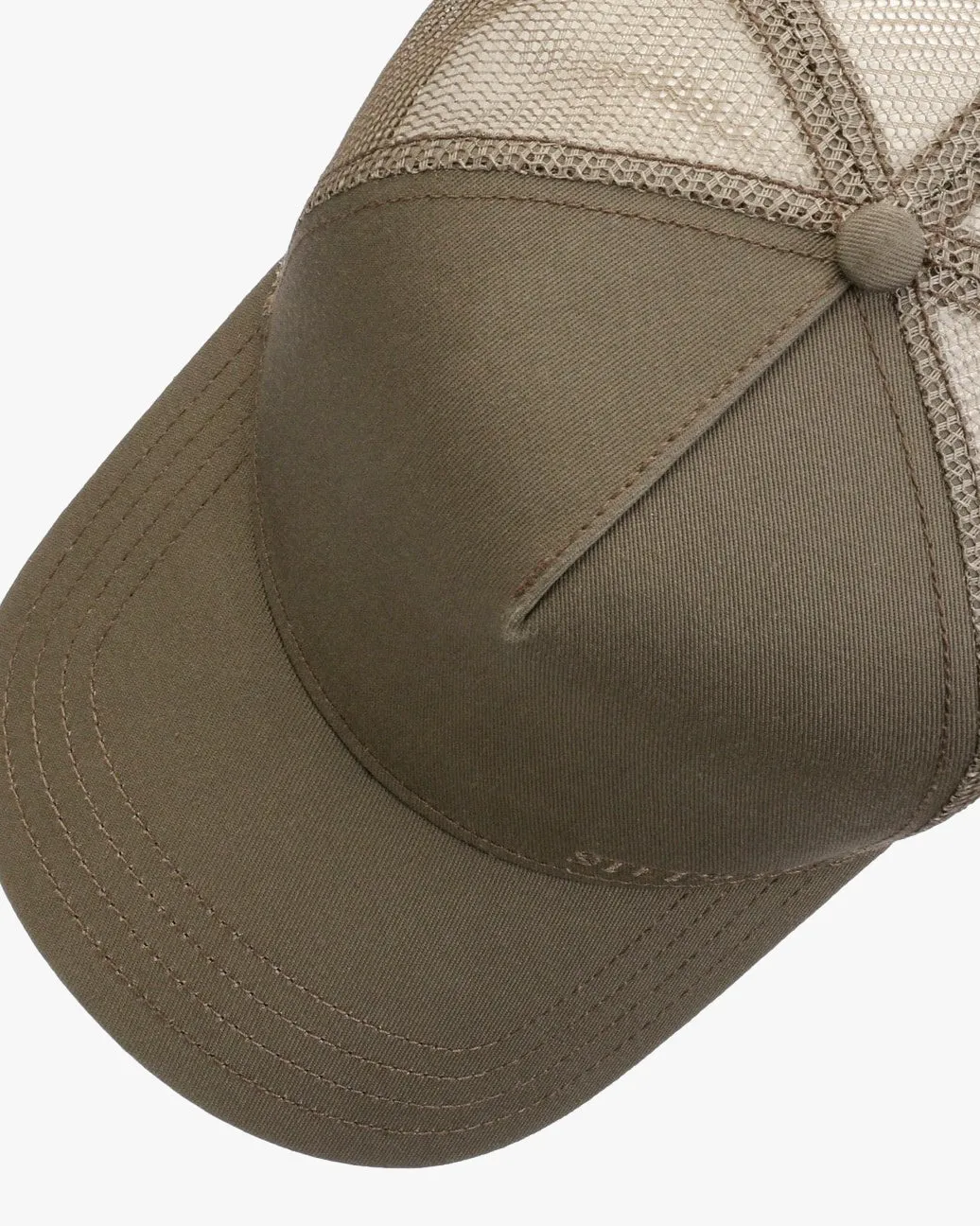Stetson Cotton Trucker Cap - Olive