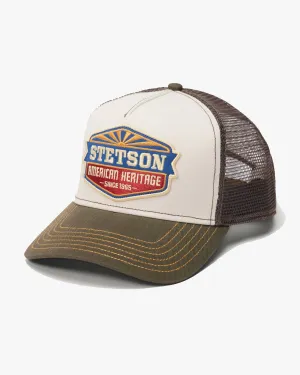 Stetson Sun Trucker Cap - Green / White