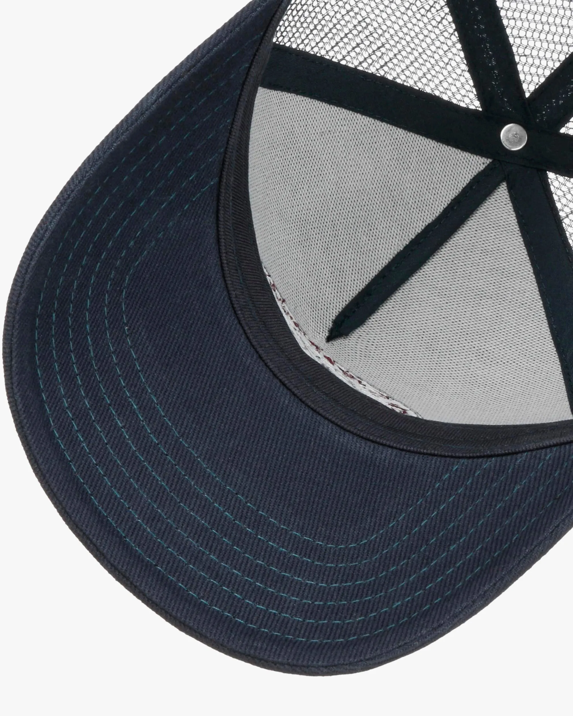 Stetson Vintage Brushed Twill Trucker Cap - Navy