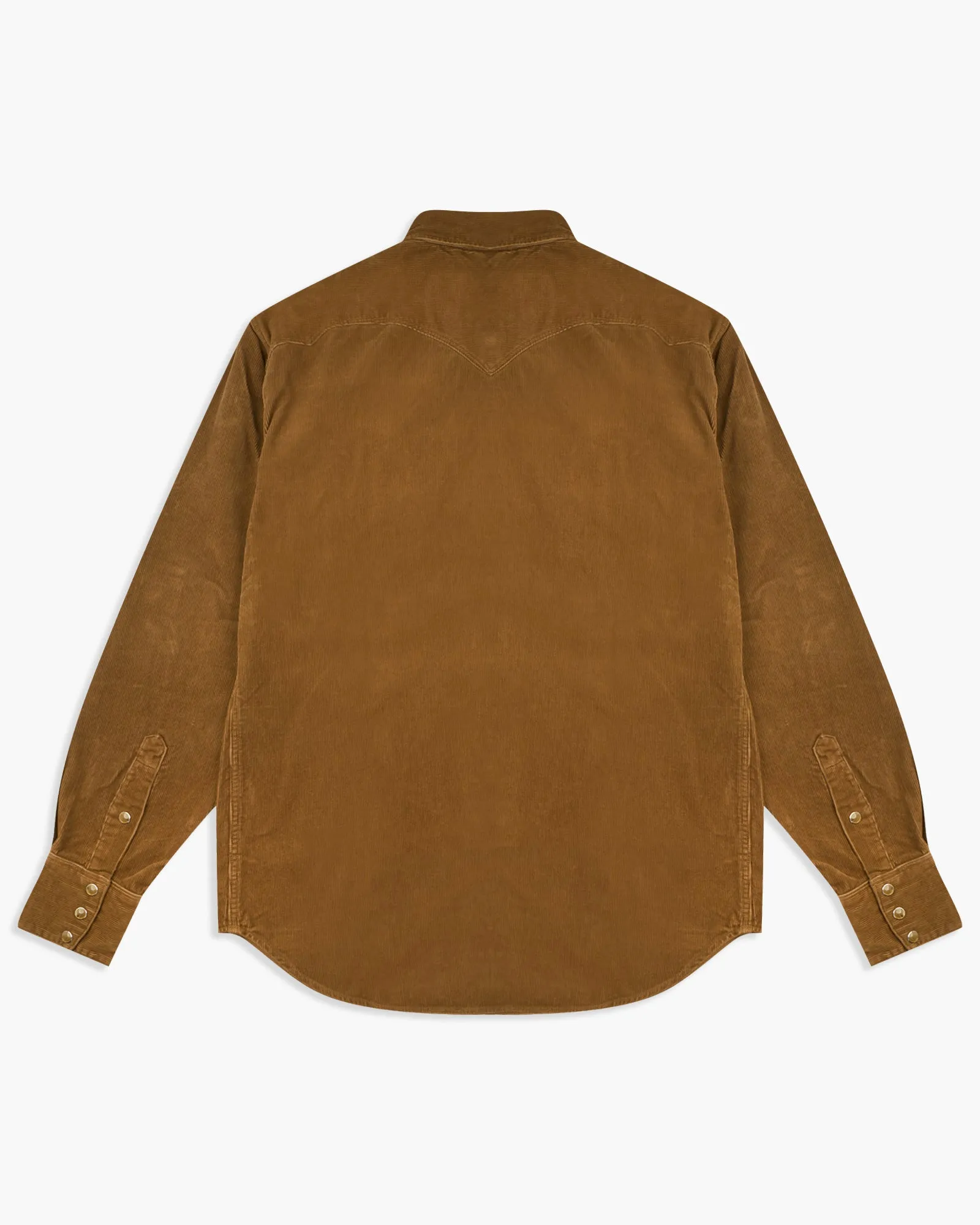 Stevenson Overall Co. Cody CD3 16 Wale Corduroy Shirt - Beige