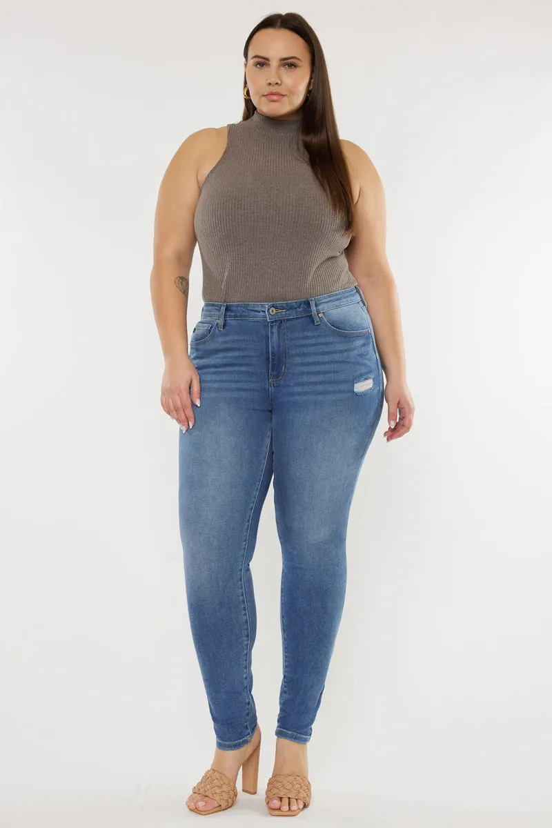 Storm High Rise Super Skinny Jeans (Plus Size)