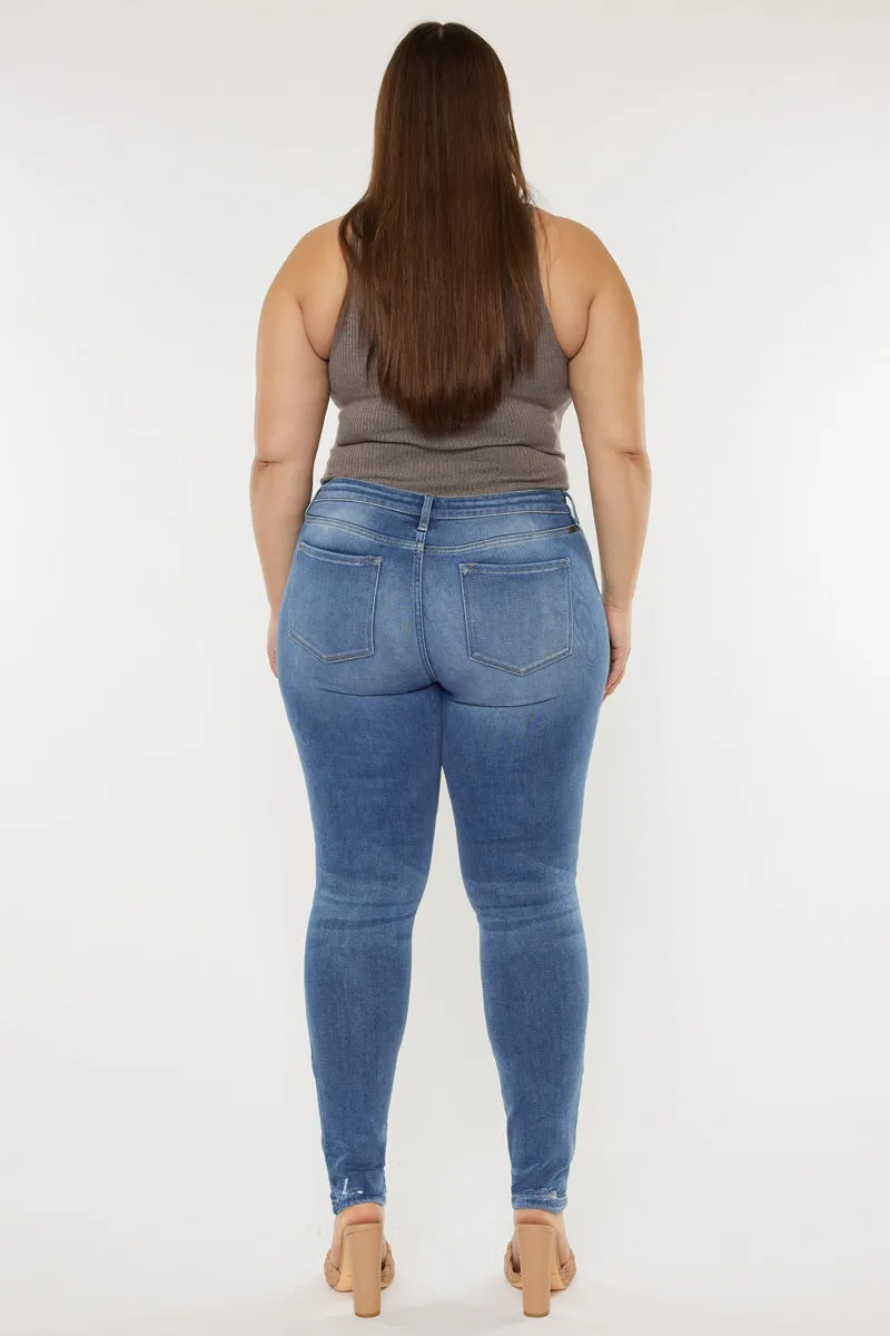 Storm High Rise Super Skinny Jeans (Plus Size)