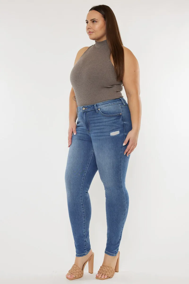 Storm High Rise Super Skinny Jeans (Plus Size)