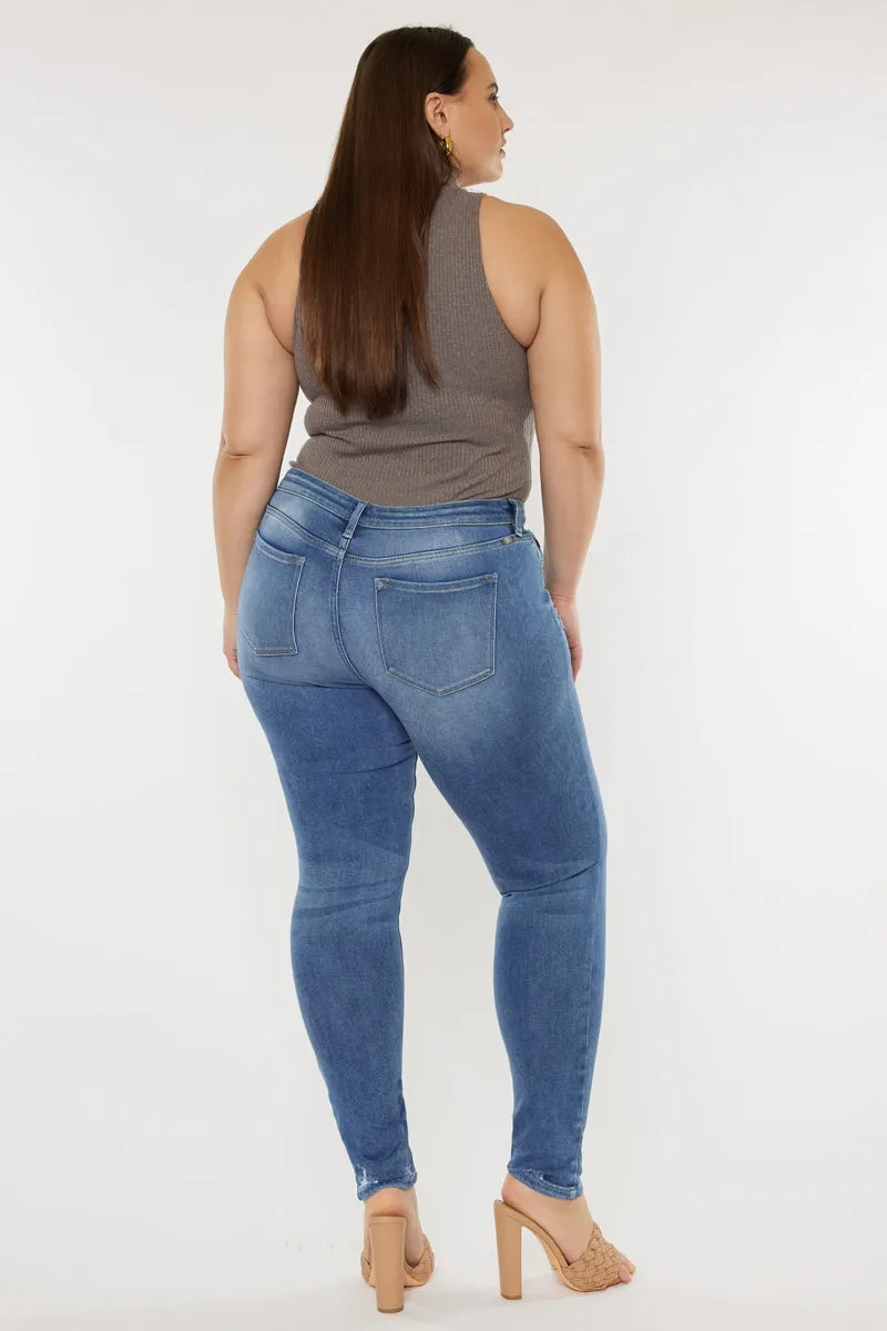 Storm High Rise Super Skinny Jeans (Plus Size)