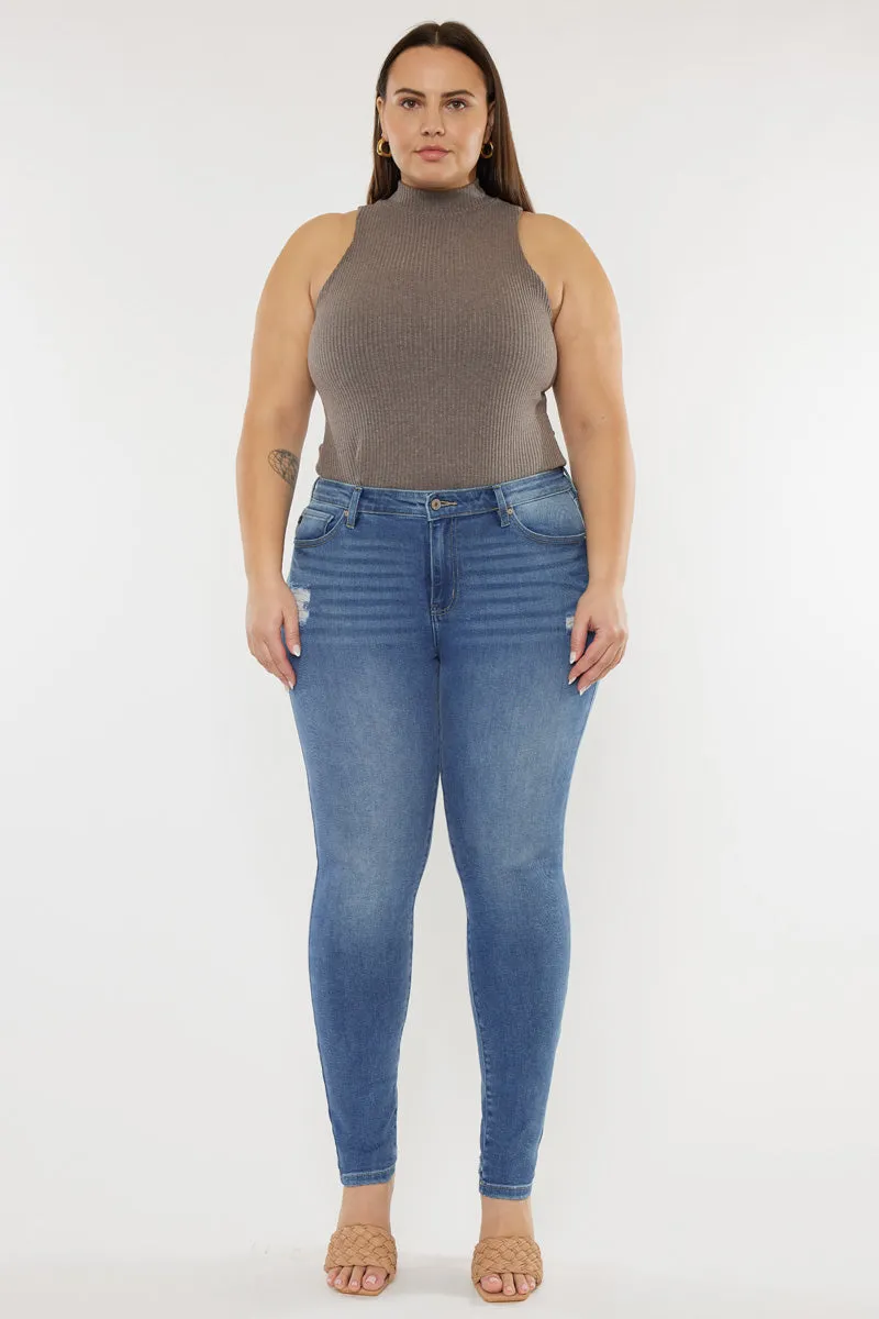Storm High Rise Super Skinny Jeans (Plus Size)