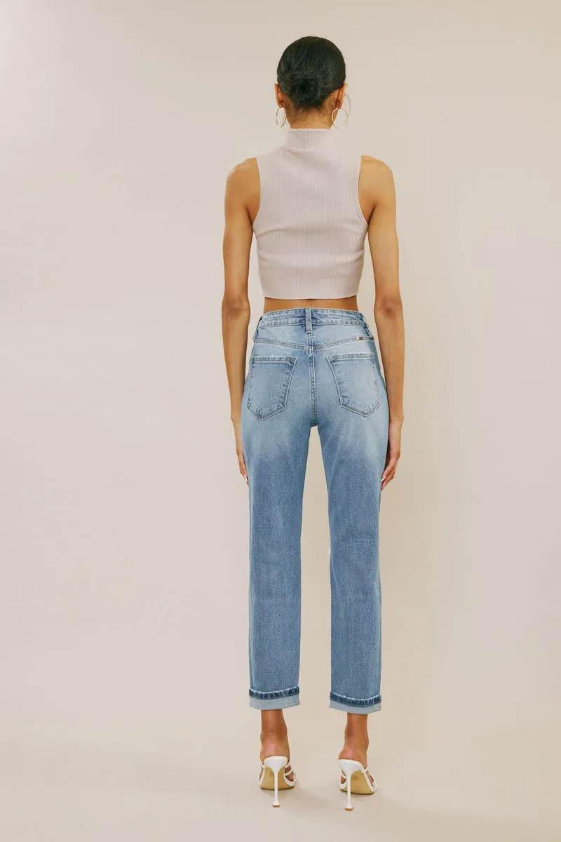 Stormi High Rise Mom Jeans