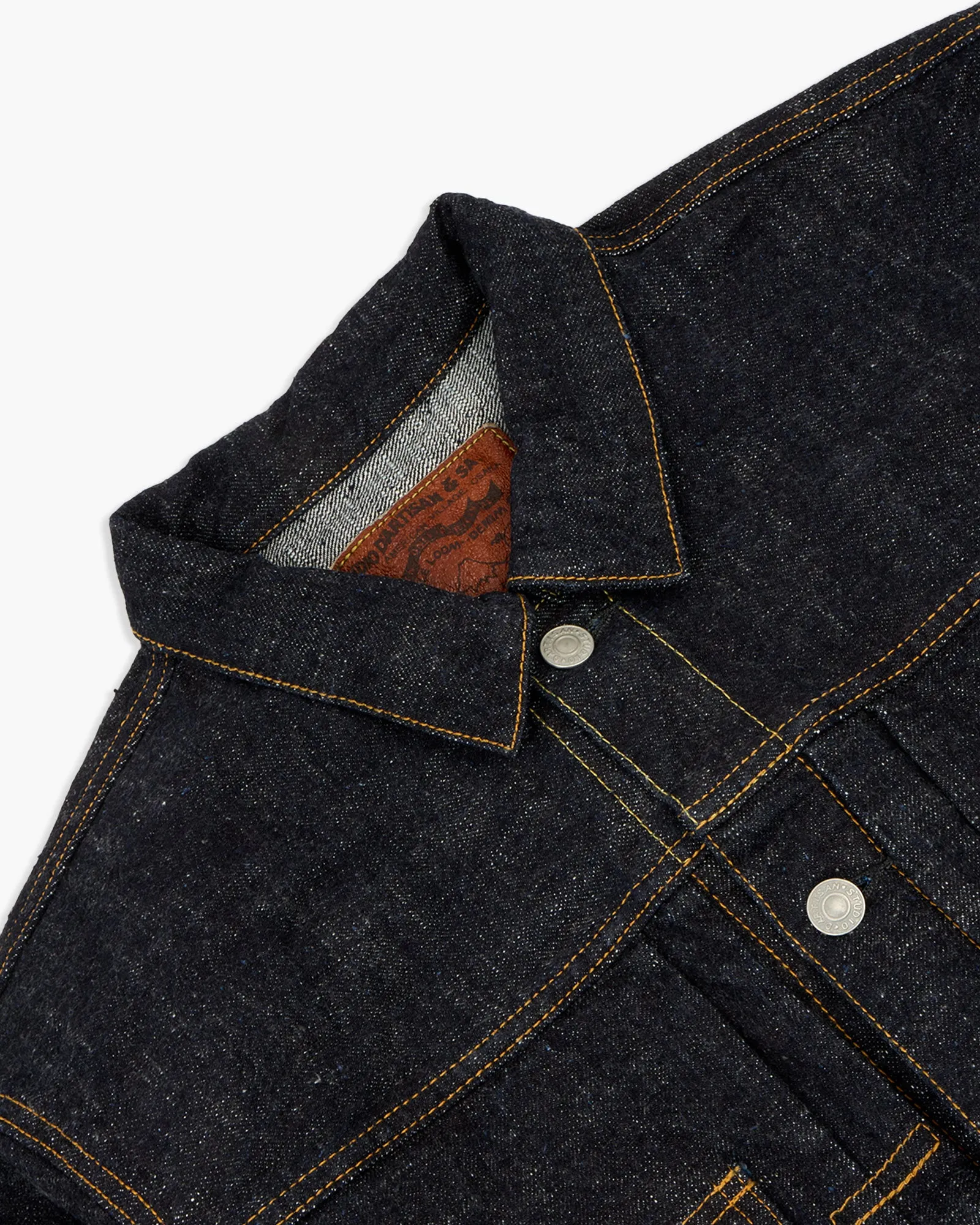 Studio D'Artisan SD-4102 'GL3' 15oz Selvedge Type II Denim Jacket - Onewash
