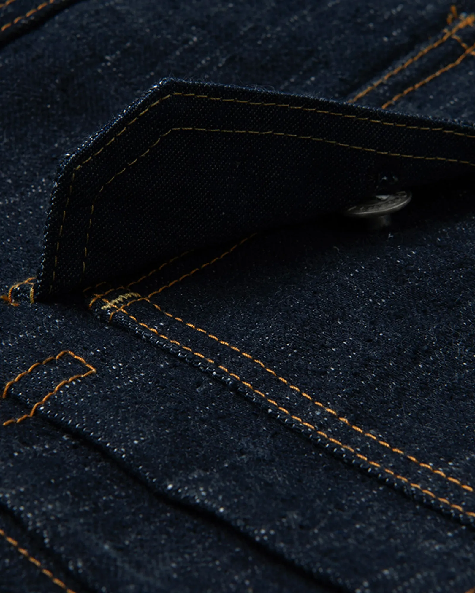 Studio D'Artisan SD-4102 'GL3' 15oz Selvedge Type II Denim Jacket - Onewash