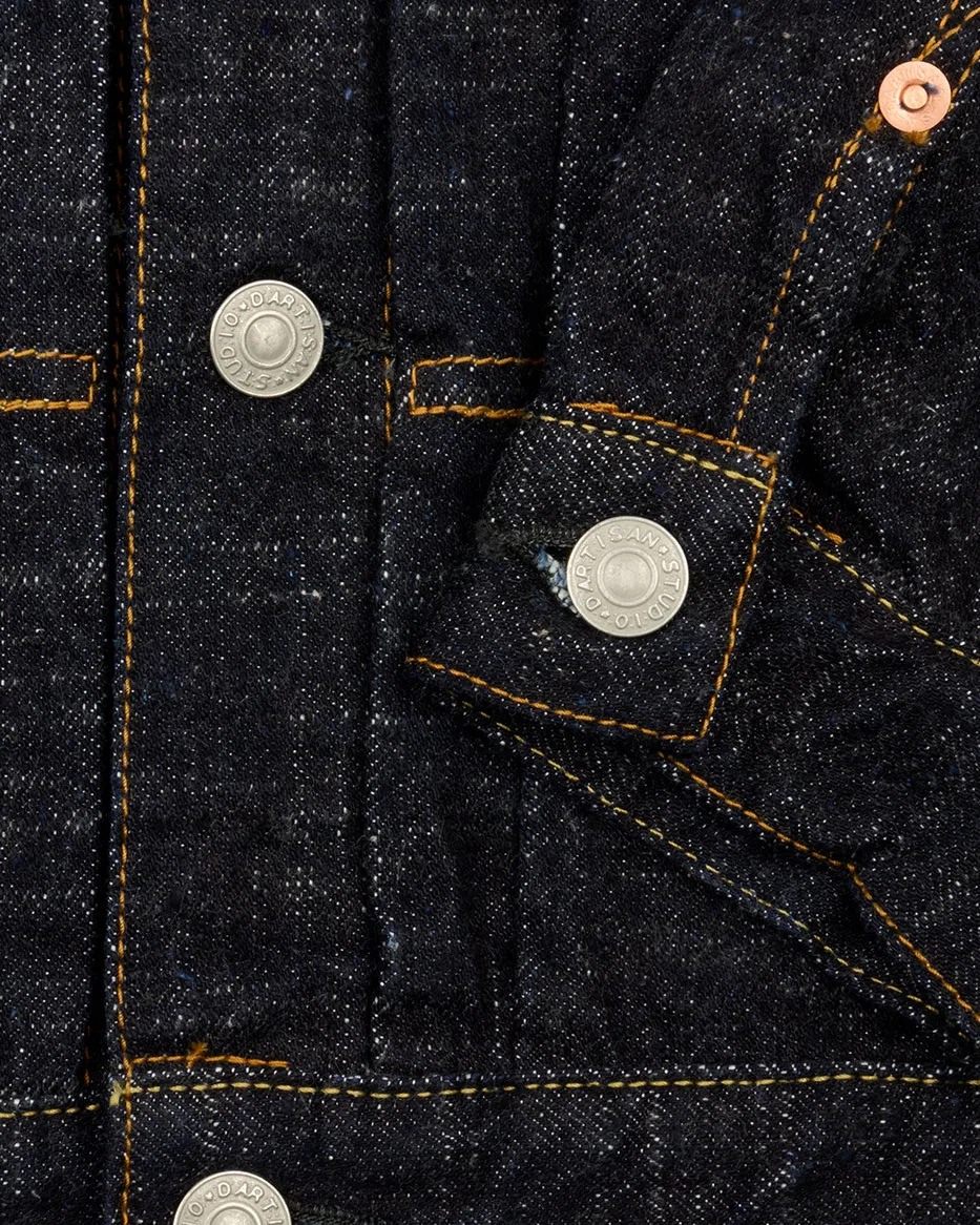 Studio D'Artisan SD-4102 'GL3' 15oz Selvedge Type II Denim Jacket - Onewash