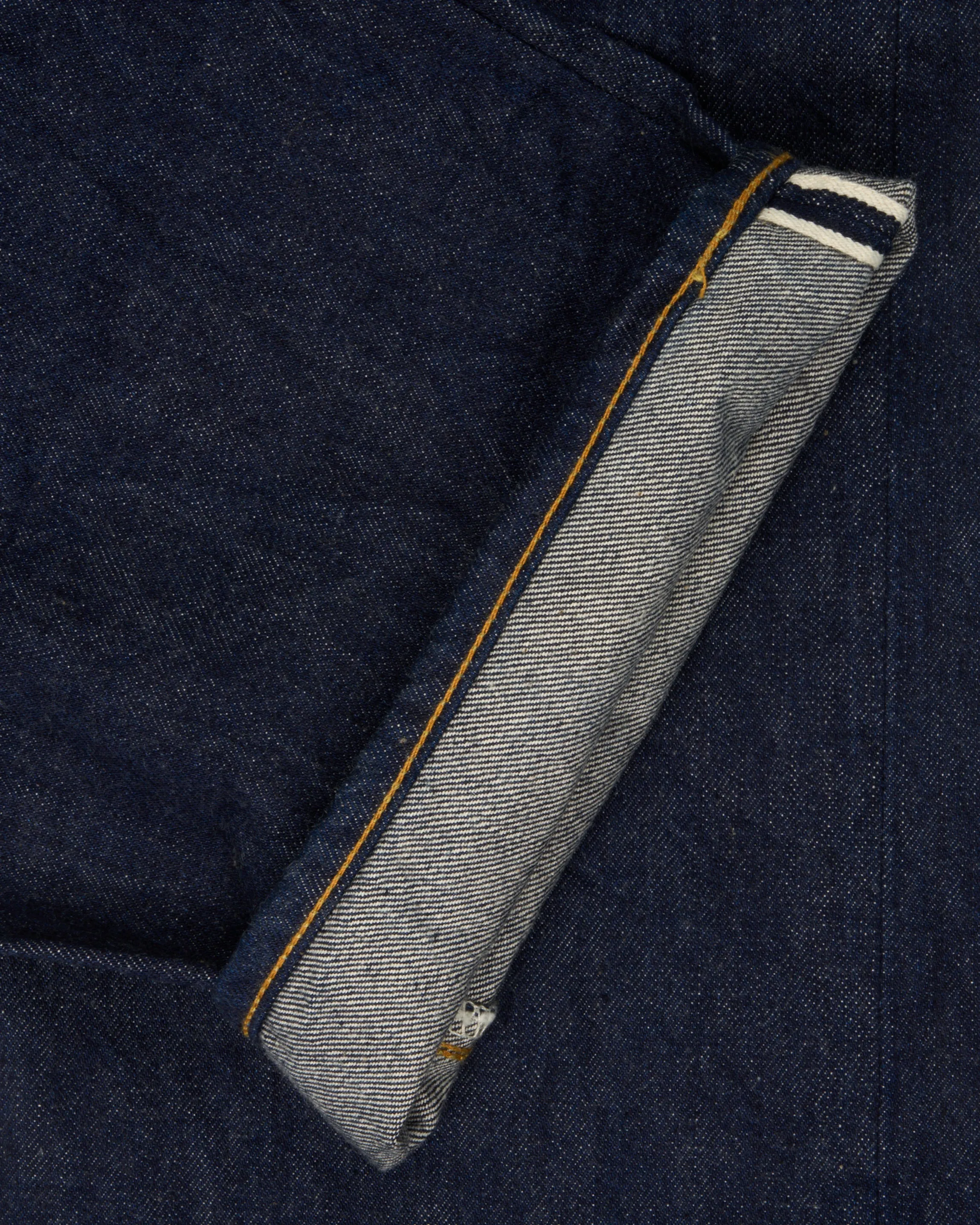 Studio D'Artisan SD-801 15oz Natural Indigo Selvedge Regular Straight Mens Jeans - Onewash
