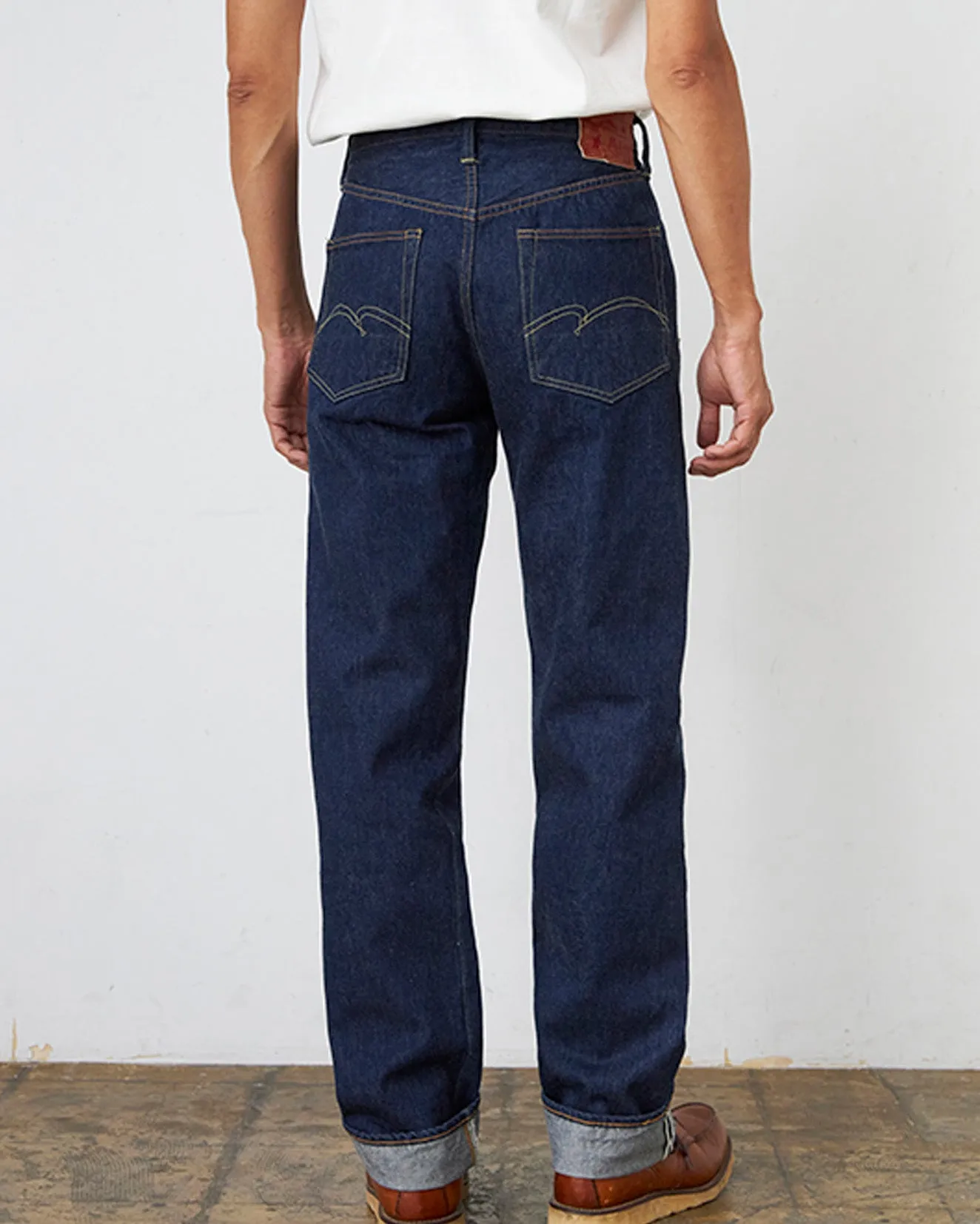 Studio D'Artisan SD-801 15oz Natural Indigo Selvedge Regular Straight Mens Jeans - Onewash