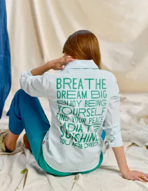 Sundry Motivation Classic Shirt in Icicle