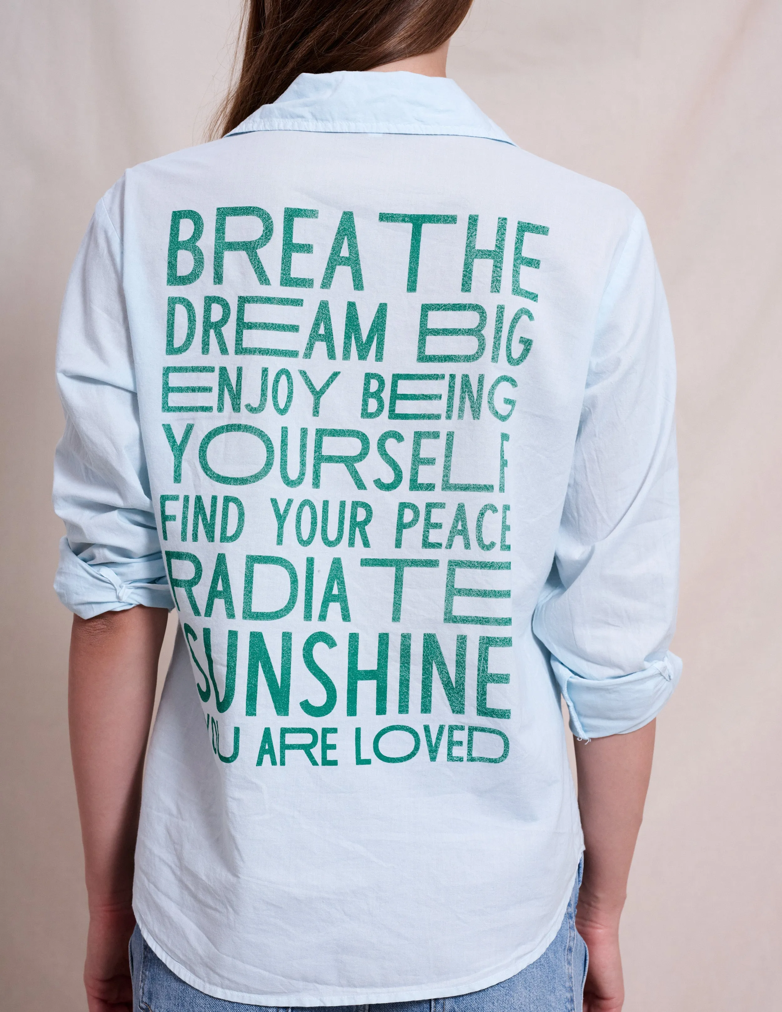 Sundry Motivation Classic Shirt in Icicle