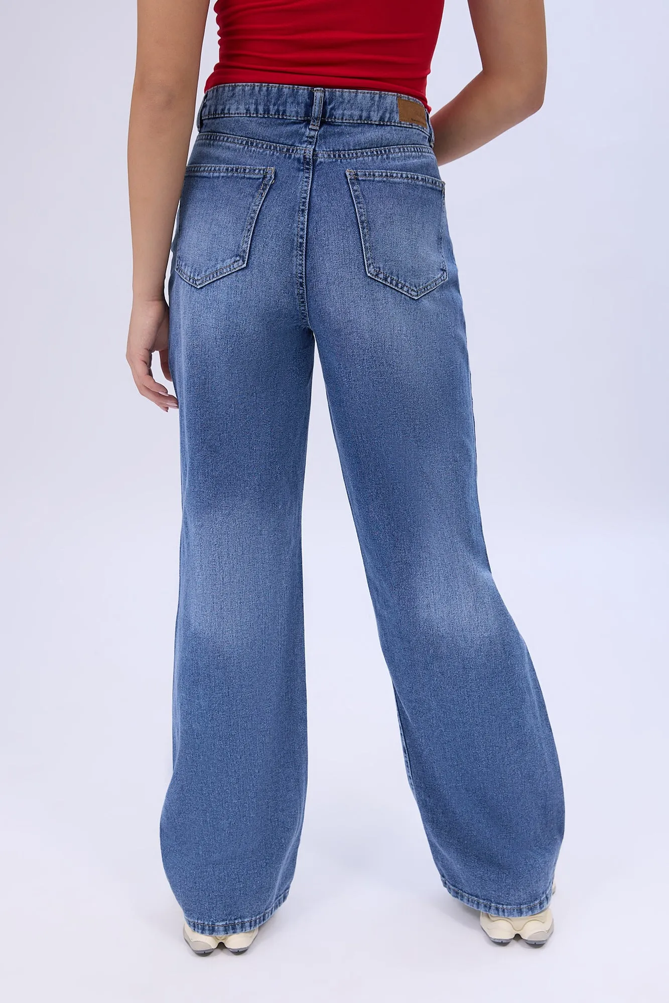 Super High Rise Wide Leg Jeans