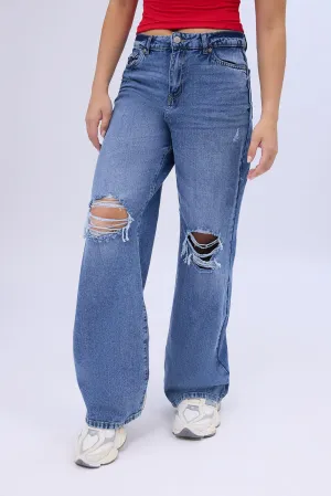 Super High Rise Wide Leg Jeans