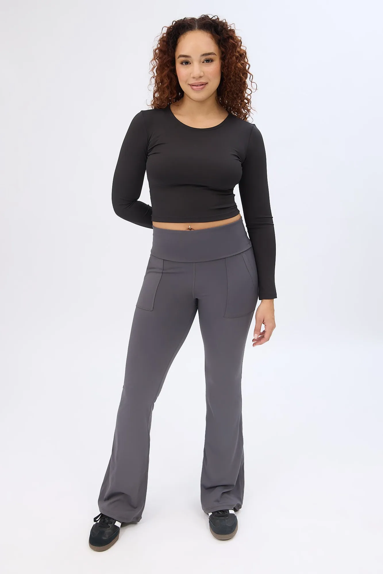 Super Smooth Long Sleeve Skimmer Top