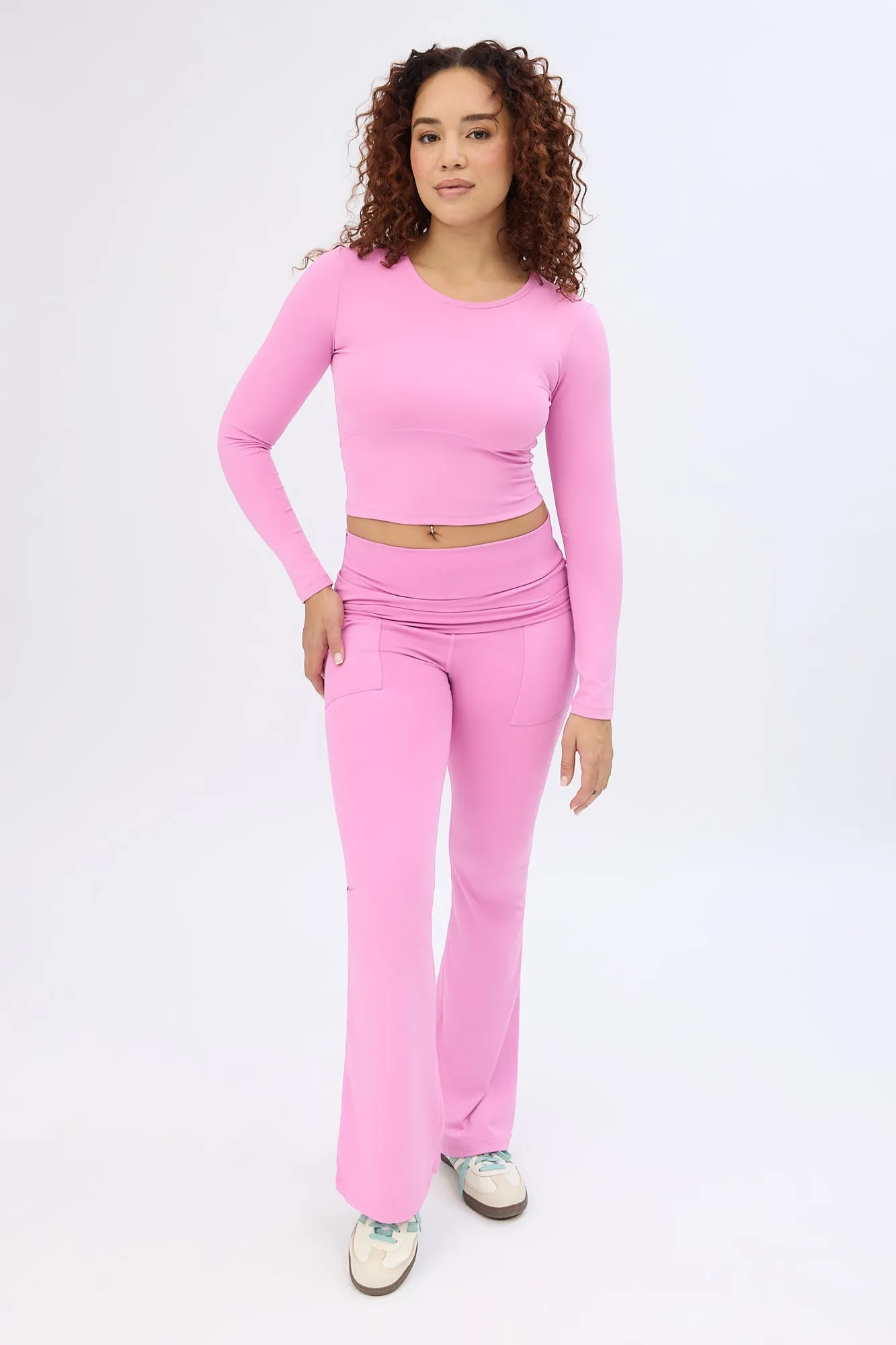 Super Smooth Long Sleeve Skimmer Top