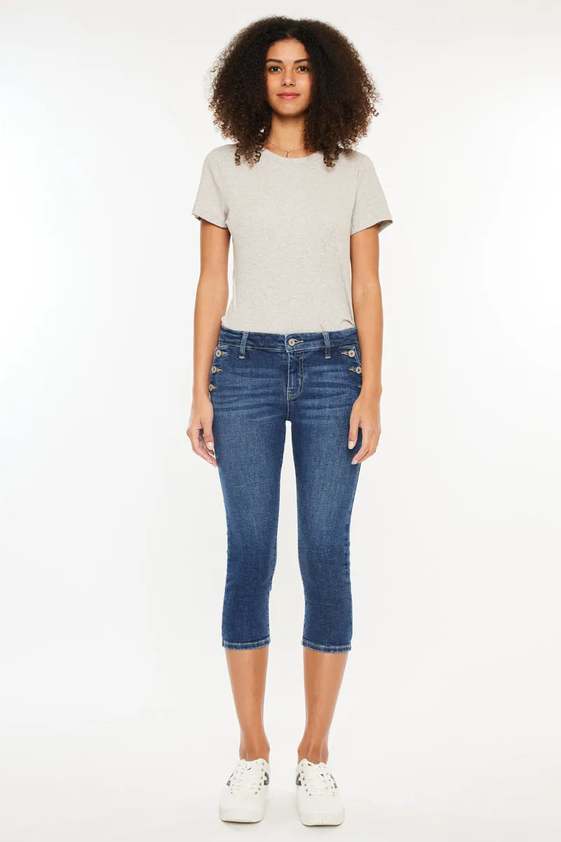 Sweeny Mid Rise Capris