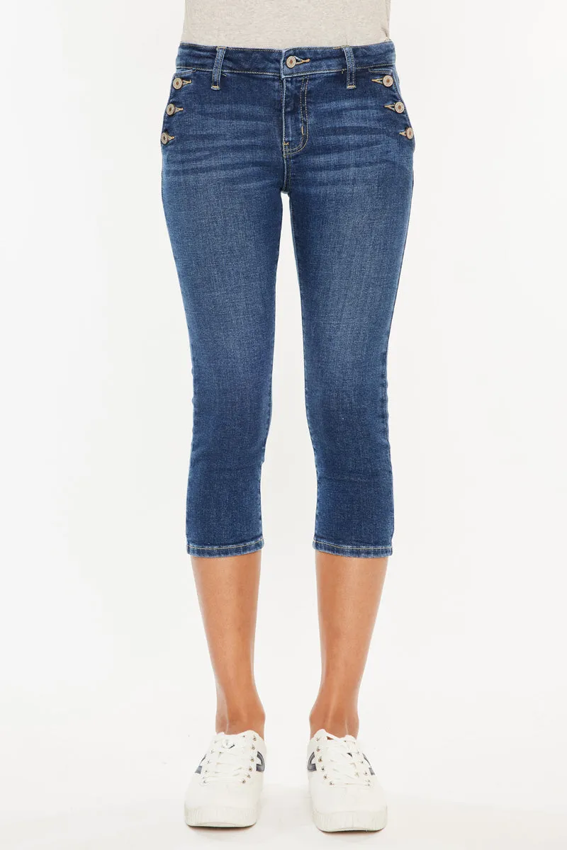 Sweeny Mid Rise Capris
