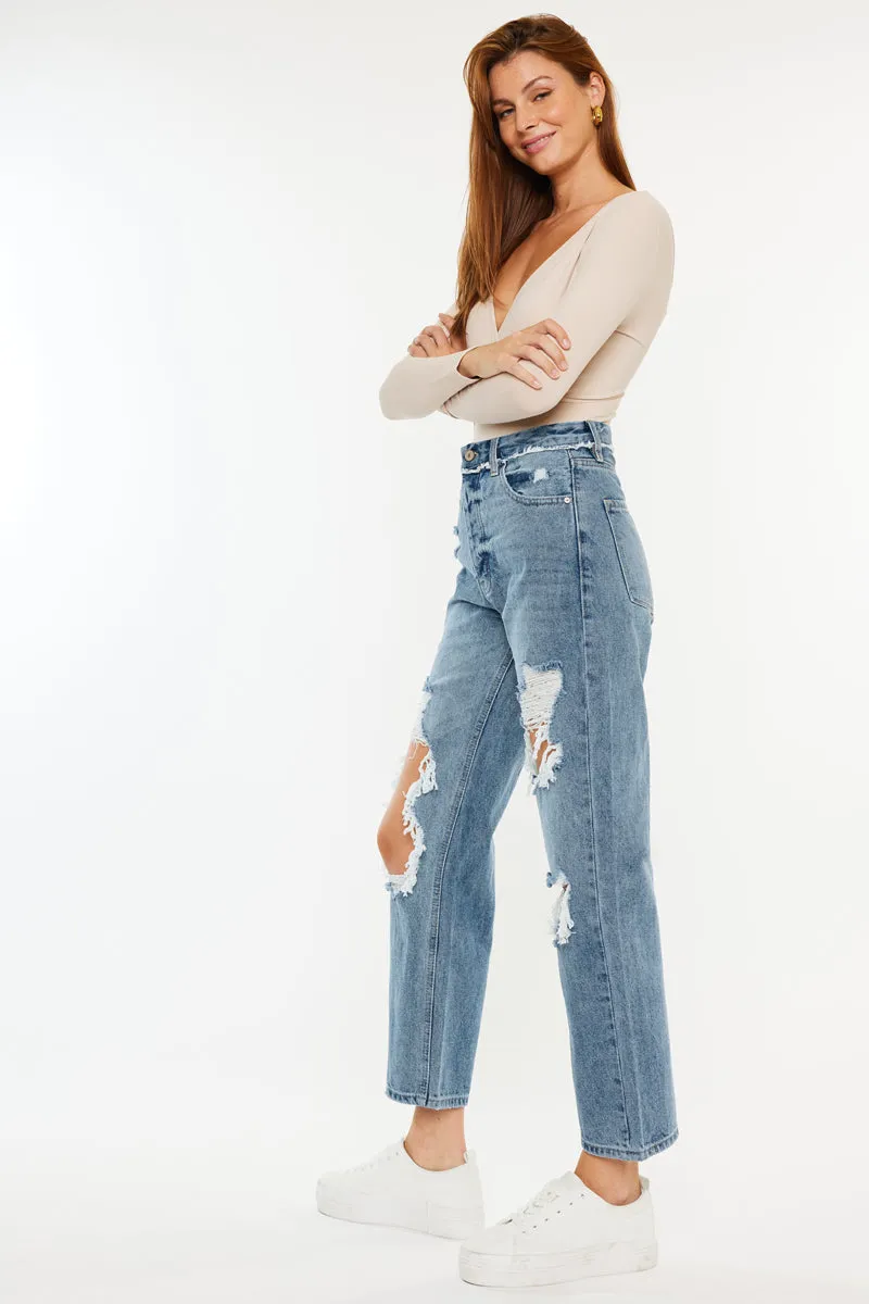 Sylvie Ultra High Rise 90's Boyfriend Jeans