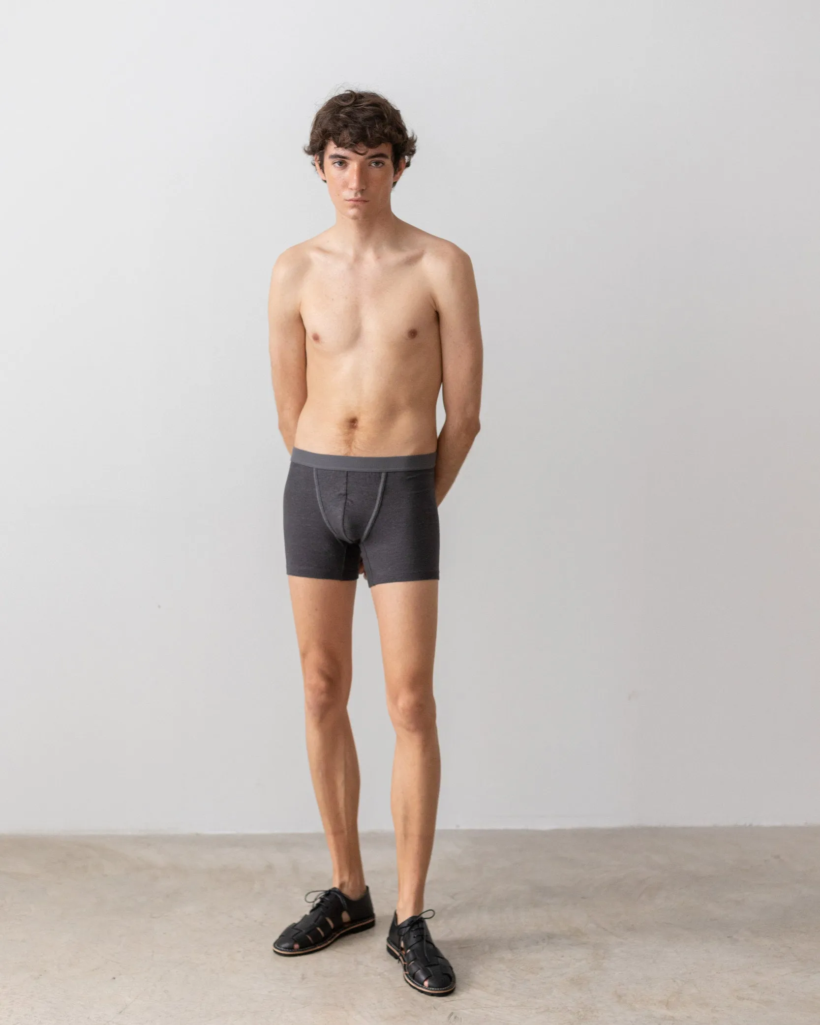 TA-CT Cervin Linen Boxer Briefs - Anthracite
