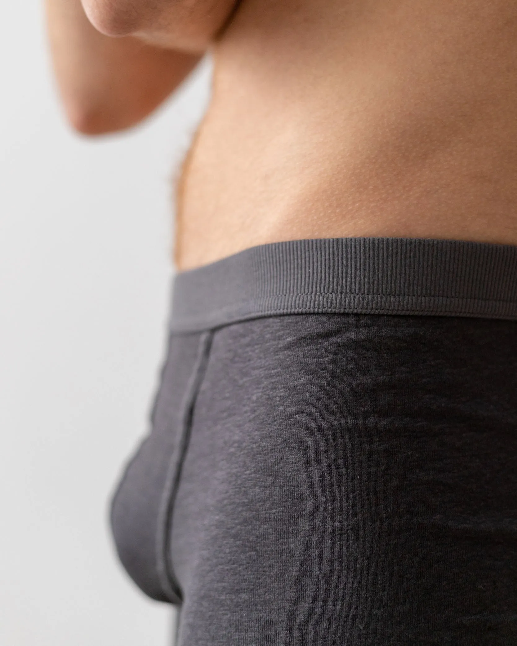 TA-CT Cervin Linen Boxer Briefs - Anthracite