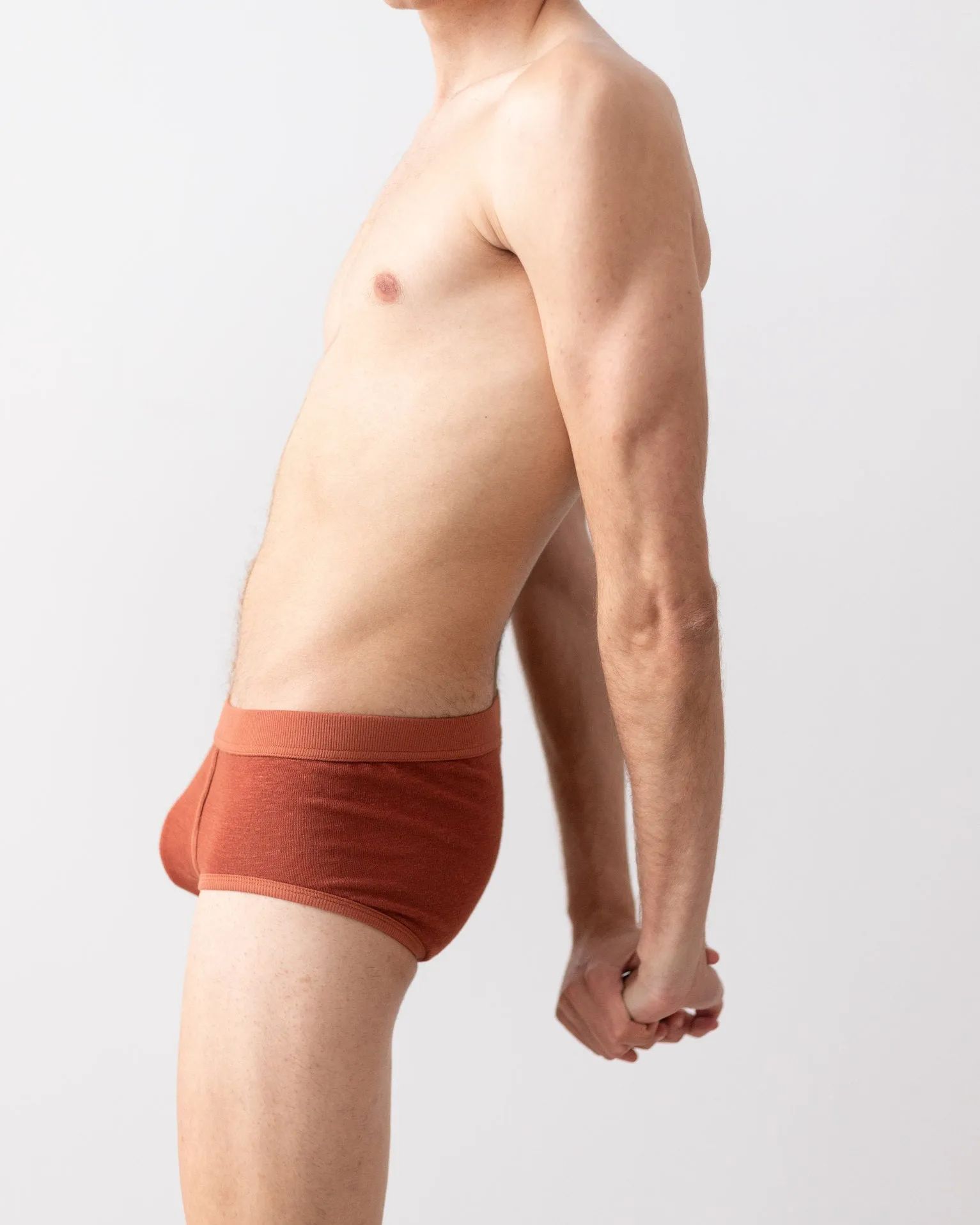 TA-CT Denali Linen Briefs - Rust