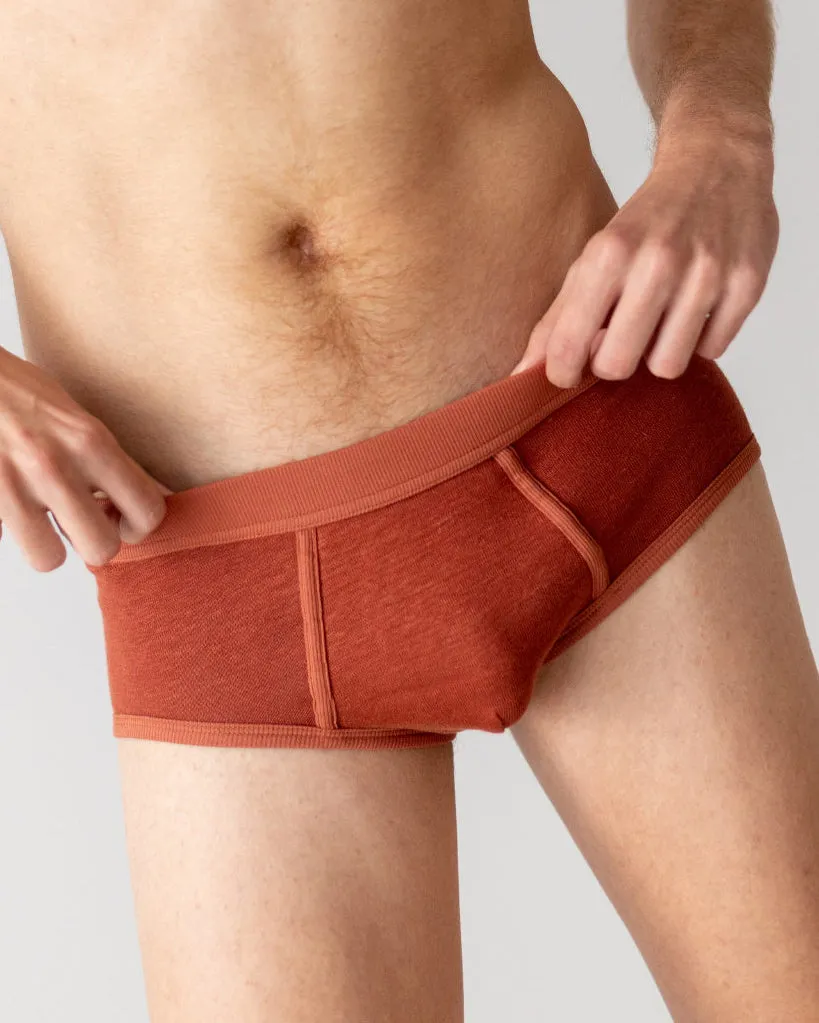 TA-CT Denali Linen Briefs - Rust