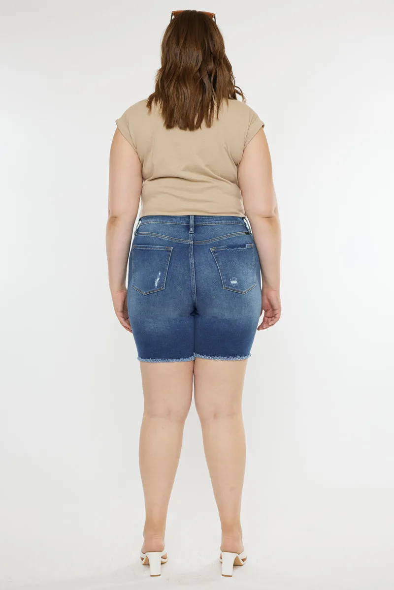 Tammy Ultra High Rise Bermuda Shorts (Plus Size)